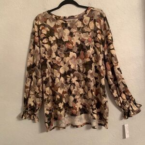 NWT Zac & Rachel Long Sleeve Women’s Tunic Size 2X